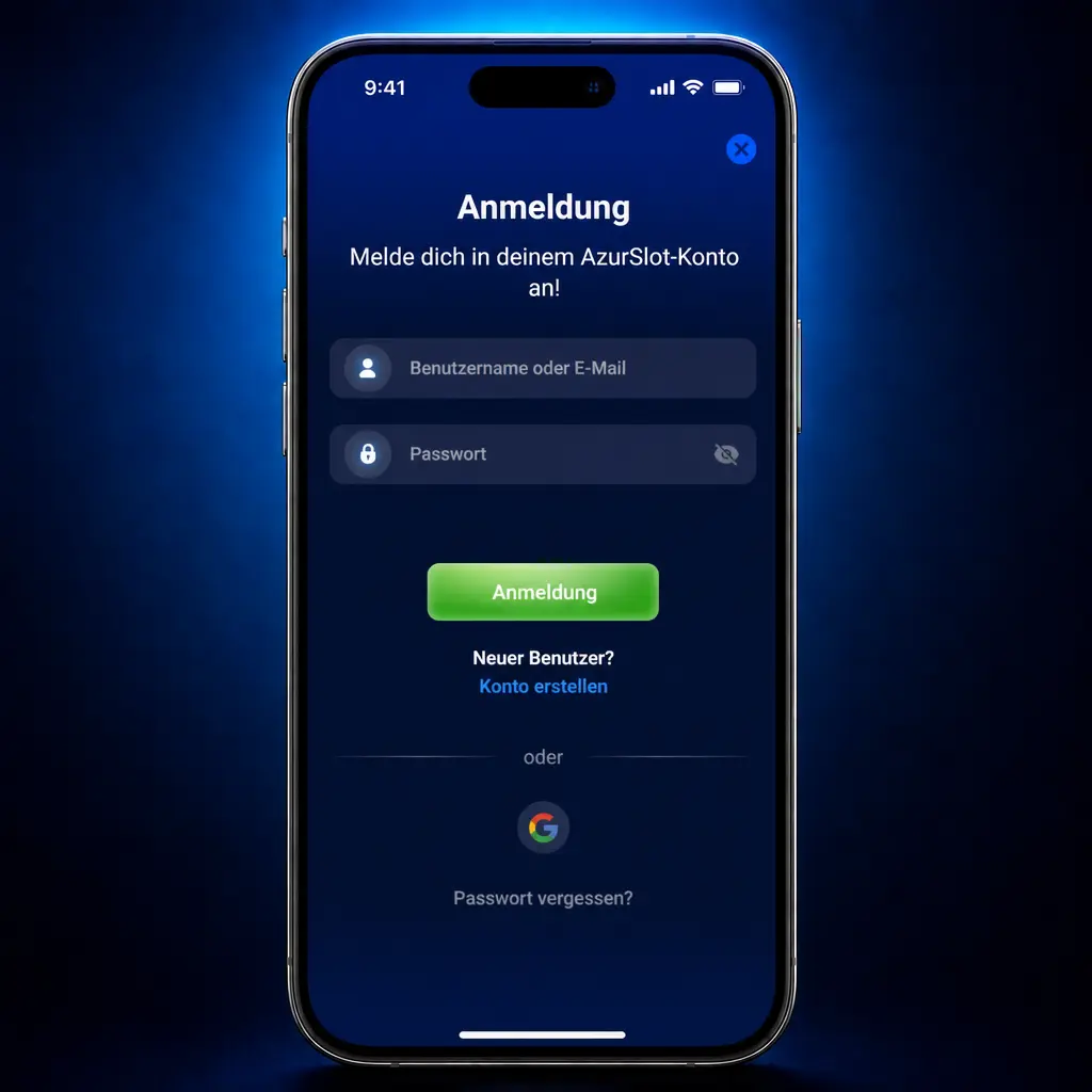 Anleitung zum Einloggen ins Konto mit Login-Button, Kontaktdaten, Passwort und Remember-Me-Hinweisen