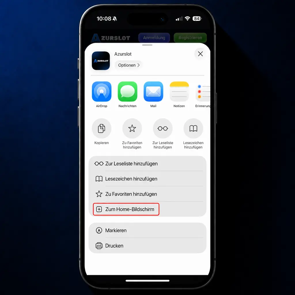 Anleitung zur iOS-PWA-Installation über Safari mit Teilen-Menü und Homescreen-Verknüpfung auf iPhone und iPad