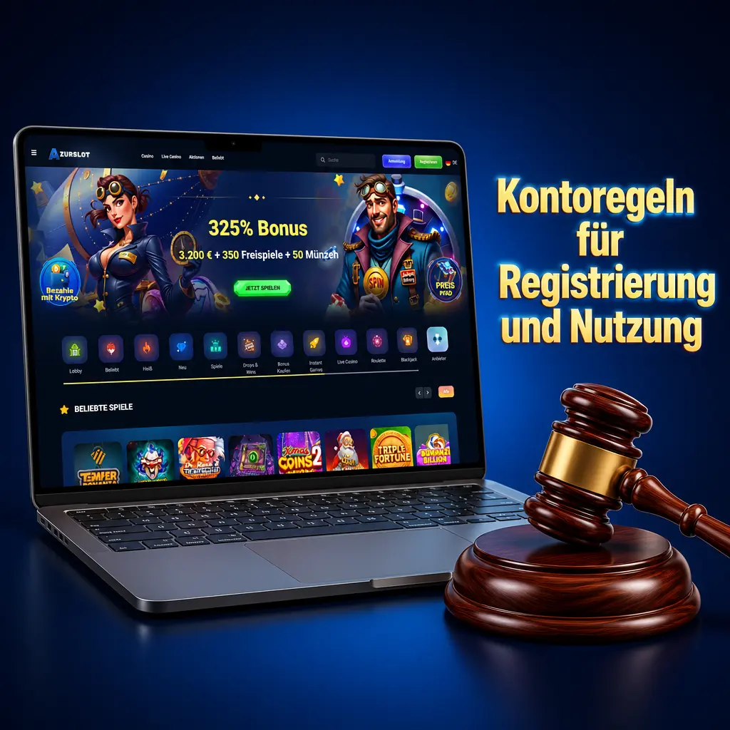 Infografik zu Kontoregeln: ein Spieler, ein Account, korrekte Daten und eigene Zahlungsmethoden