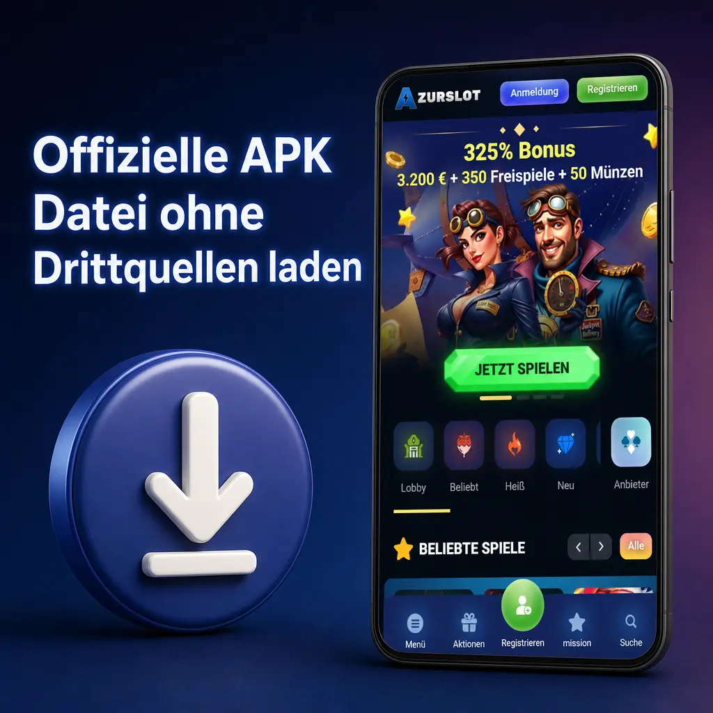 Offizielle Azurslot APK sicher von der Website herunterladen, ohne Drittquellen oder fremde Chat-Dateien