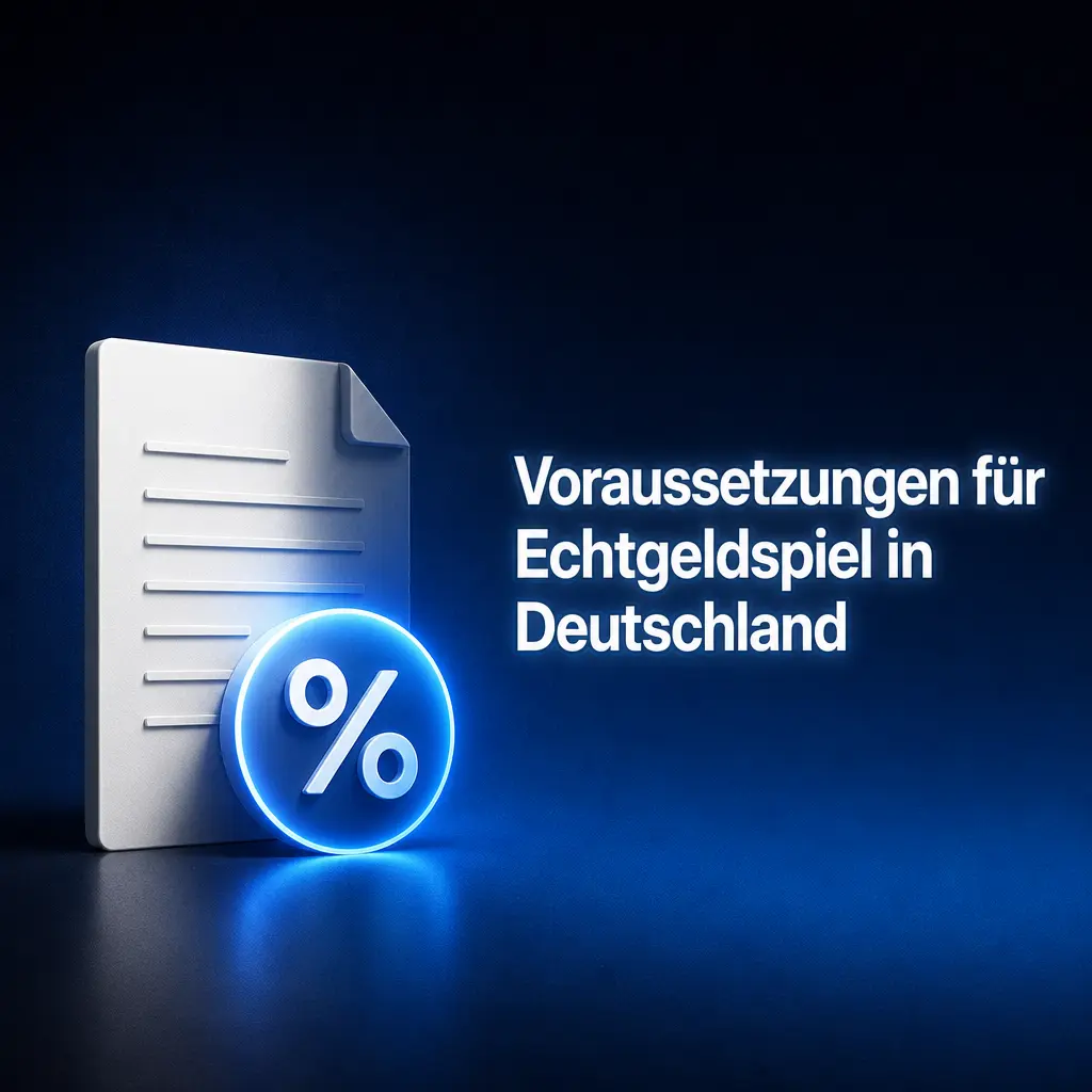 Voraussetzungen 2026 für Echtgeld-Glücksspiel in Deutschland: ab 18, Identitätsprüfung, eigenes Konto