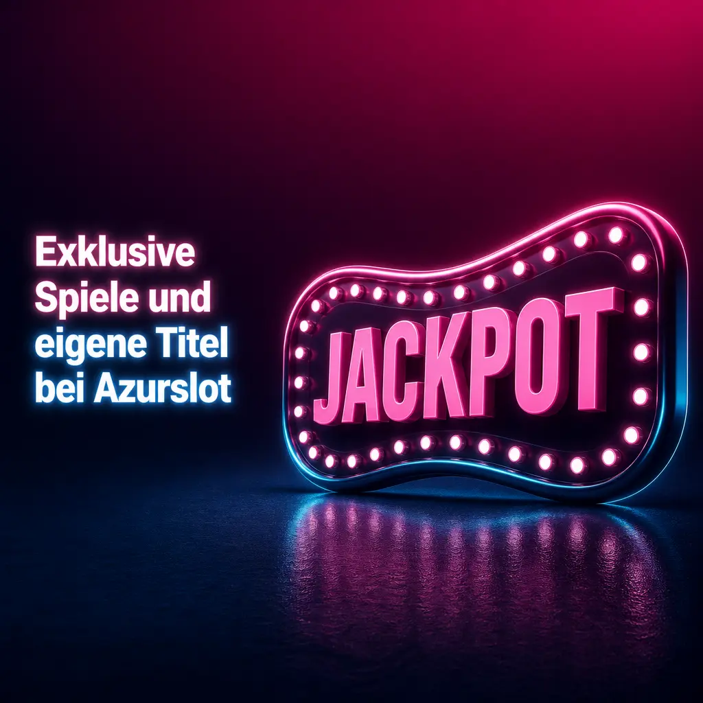 Azurslot Casino Lobby ohne belegte Exklusivspiele, mit Slots und Live Casino von Drittanbietern