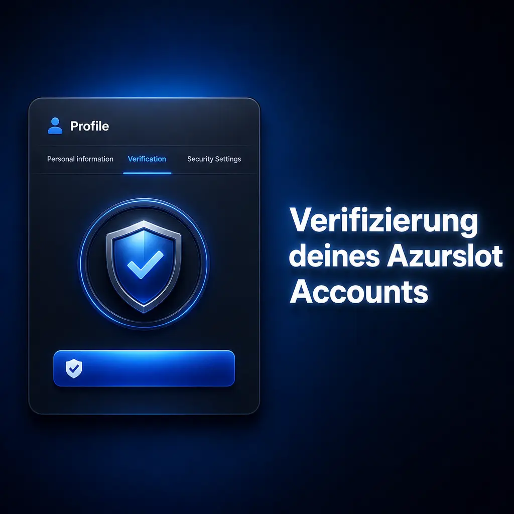 Azurslot Kontoverifizierung mit Ausweis, Adressnachweis und Zahlungsnachweis für deutsche Spieler
